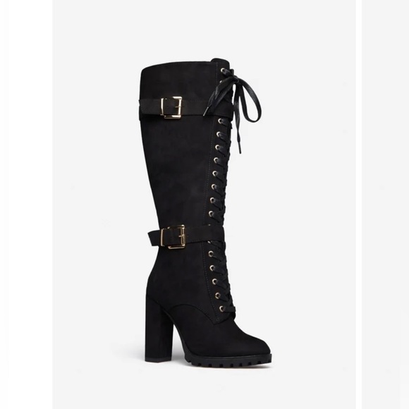 Block Heeled Boots - Picture 3 of 3